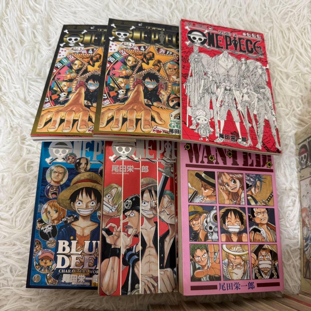 ワンピース ONEPIECE 1巻～108巻 透明ブックカバー付 RED