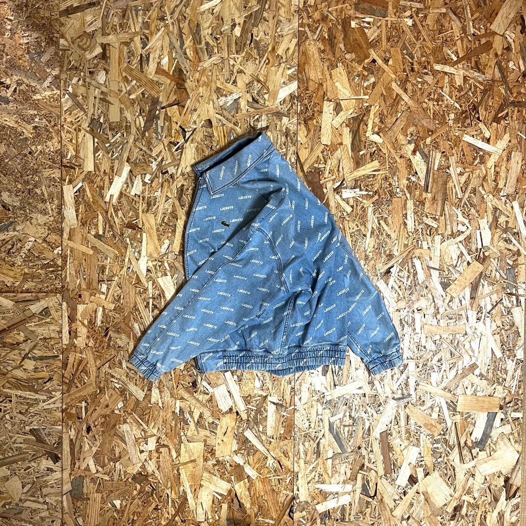 ダイ LACOSTE indigo denim swing top