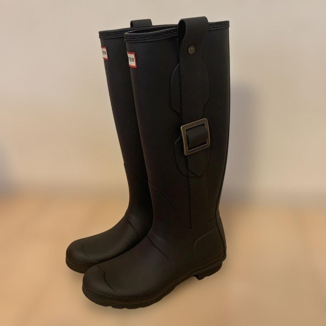 HUNTER ブラック レインブーツ　24cm 新品未使用
