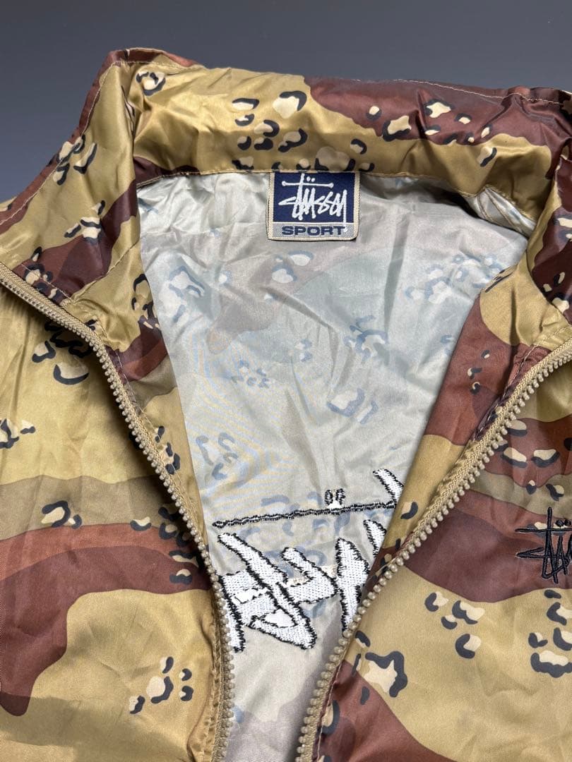 ま*k様 Stussy SPORT ステューシー アメリカ製 カモ ベスト ビン