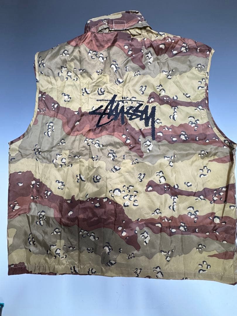 ま*k様 Stussy SPORT ステューシー アメリカ製 カモ ベスト ビン