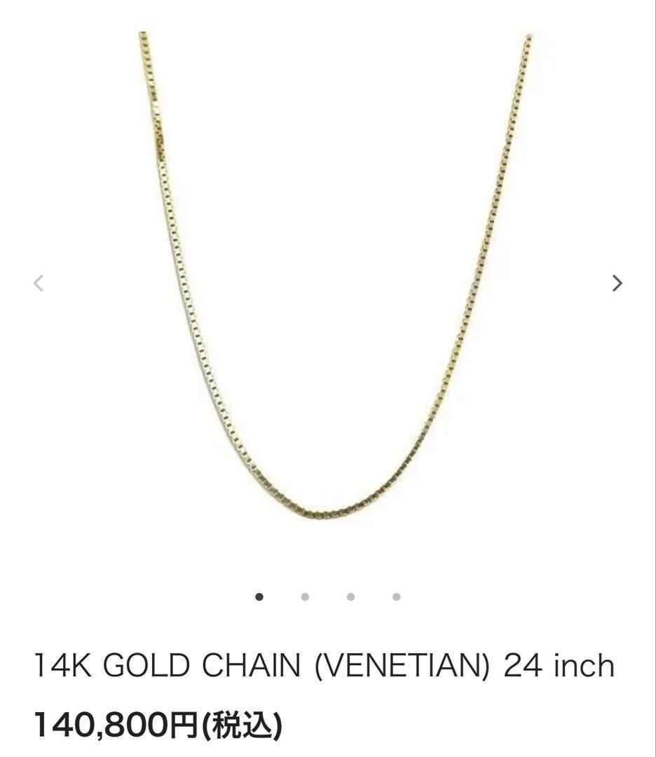 the apartment 購入14K ゴールド ネックレス ベネチアン