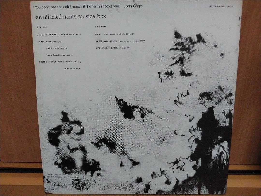 UNITED DAIRIES UD012 “an afflicted”　大処分！