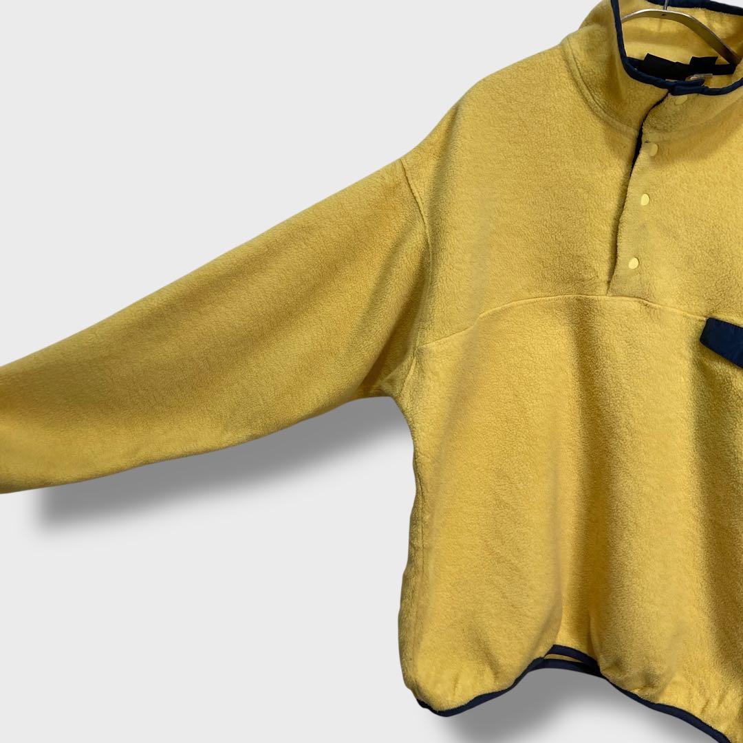 ttks☆90s☆patagonia☆シンチラスナップT☆イエロー☆L☆