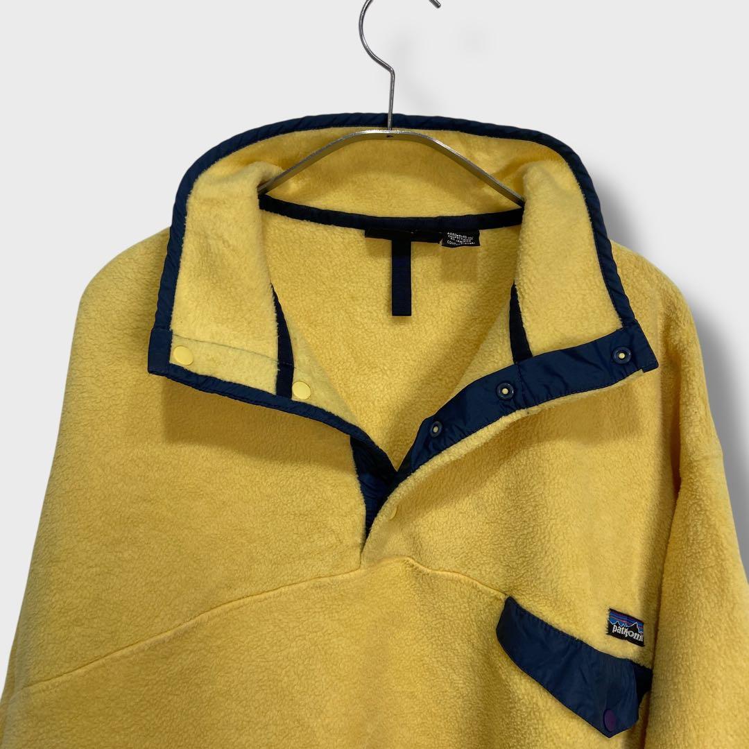 ttks☆90s☆patagonia☆シンチラスナップT☆イエロー☆L☆