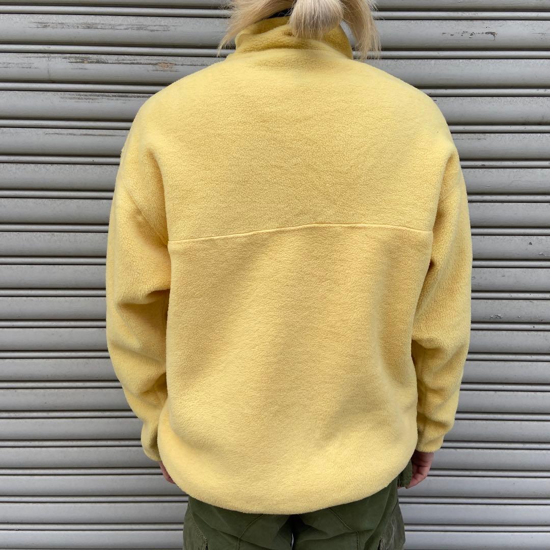 ttks☆90s☆patagonia☆シンチラスナップT☆イエロー☆L☆