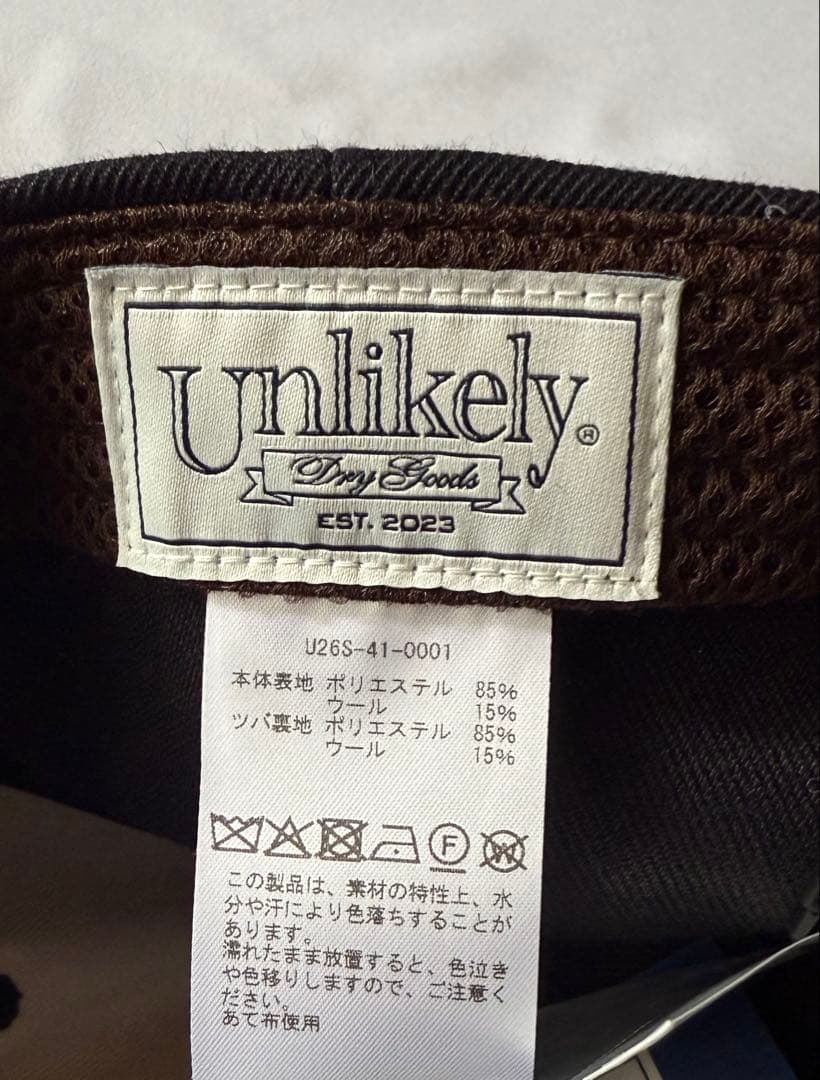 帽子 Unlikely 26ss Team Cap black