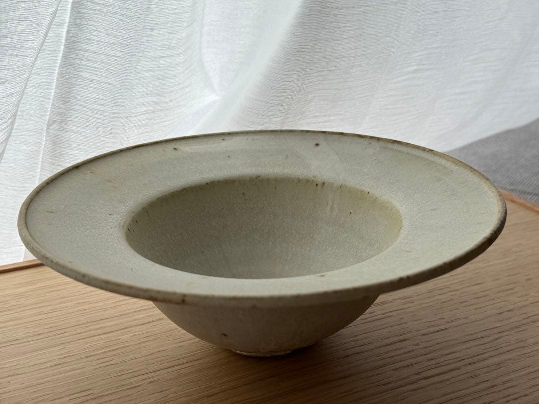 小野陽介Yosuke Ono ② yousukeonopottery 白釉リム鉢