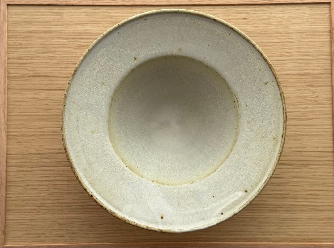 小野陽介Yosuke Ono ② yousukeonopottery 白釉リム鉢