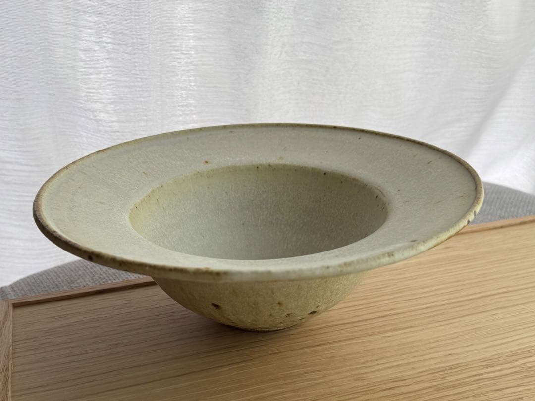 小野陽介Yosuke Ono ② yousukeonopottery 白釉リム鉢