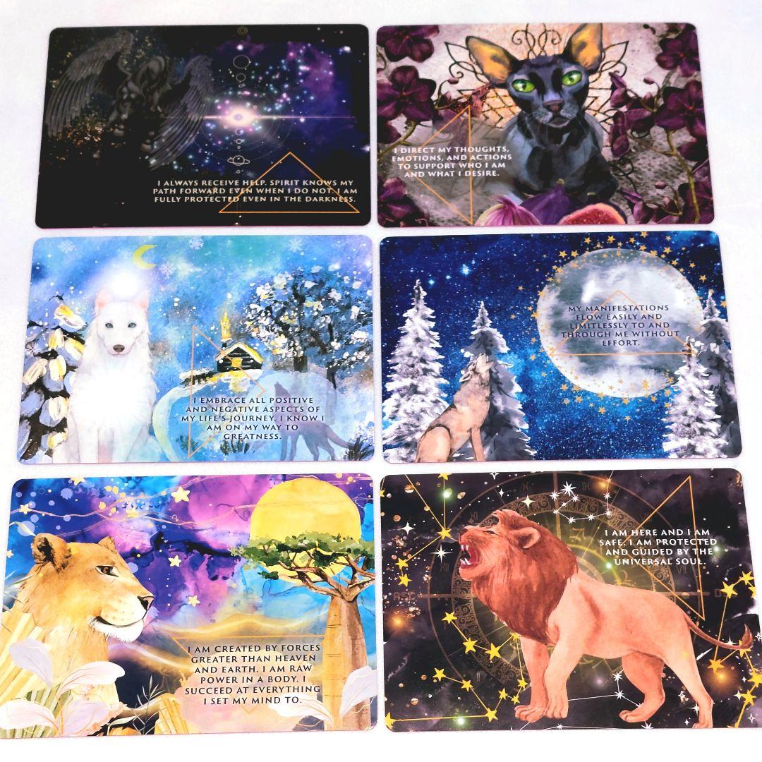 新品 ピンクエッジ♡アニマルオーラ錬金術 オラクルカード 全47枚 訳あり