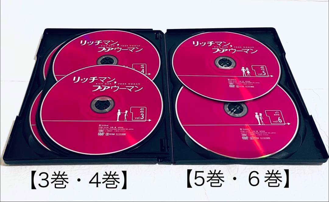 リッチマン,プアウーマン　【全６巻】　レンタル版DVD 全巻セット　小栗旬