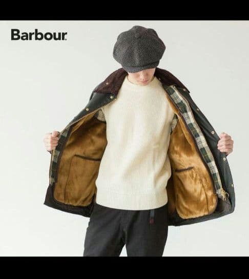 極美品　Barbour バブアー　ファーライナー　ブラウン　36