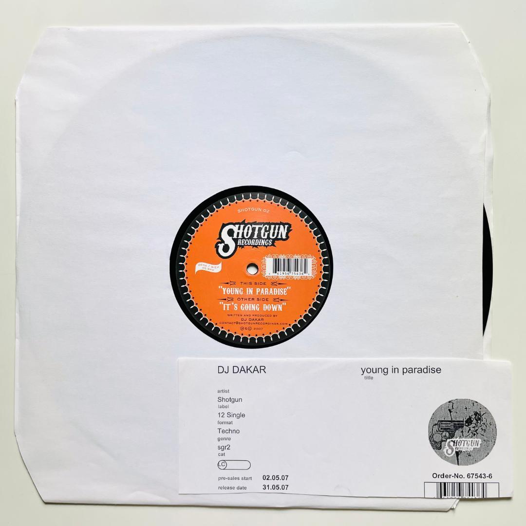 DJ Dakar Young In Paradise レコード ディープハウス