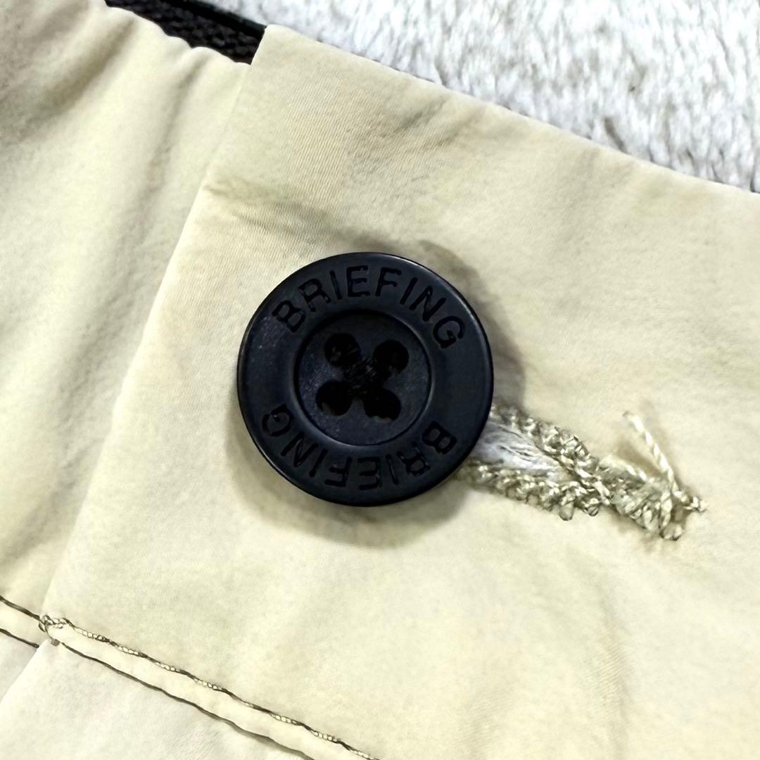 BRIEFING GOLF ロゴリングウエストゴムストレッチショートパンツXL