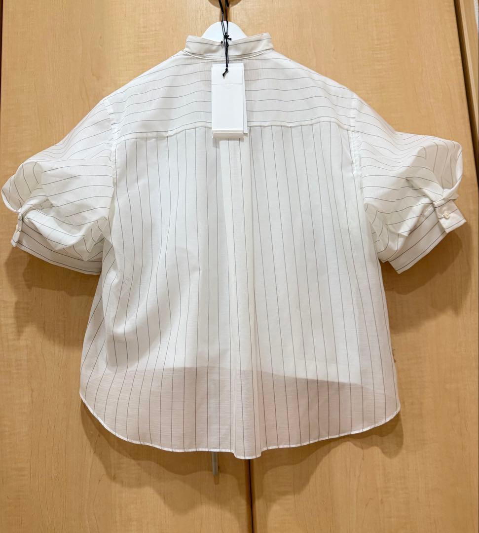 “2025年” 《紙タグ 新品》 ★sacai サカイ★ボリューム ストライプ