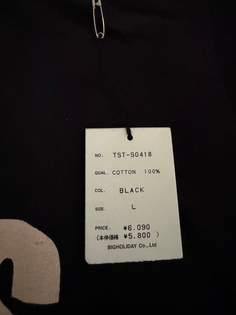 ★新品★キムタク着用モデル★TMT YOURS TシャツブラックサイズL
