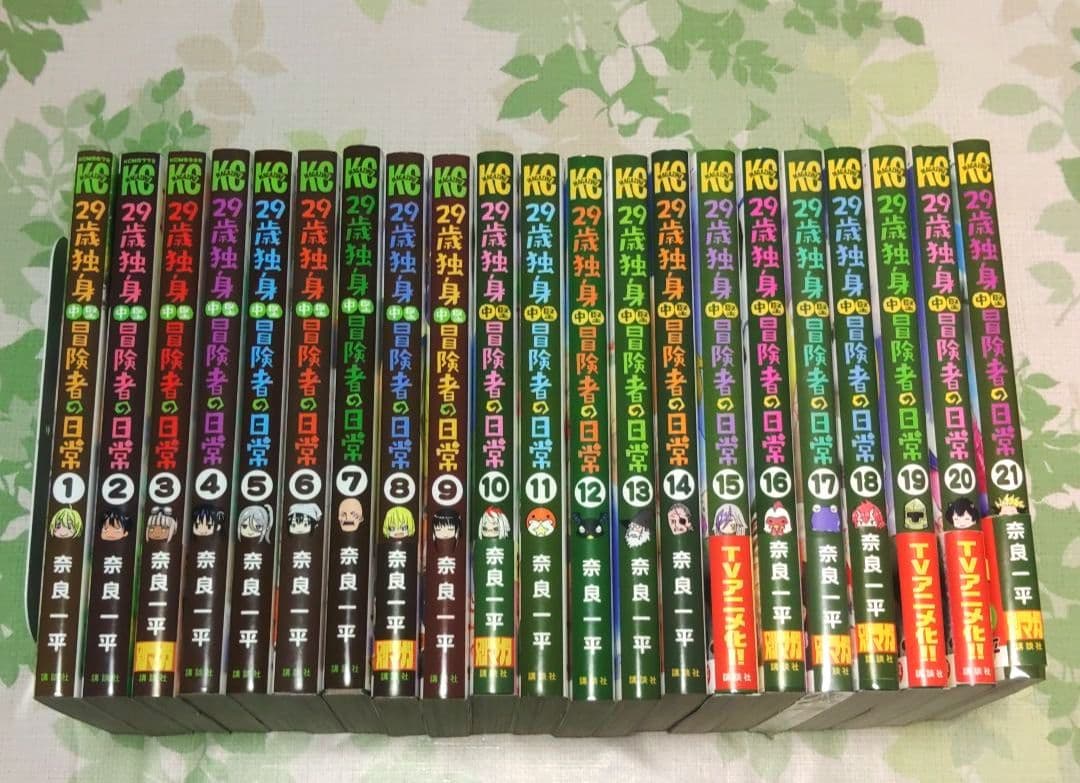 「アニメ化作品」 29歳独身中堅冒険者の日常 1～21巻　既刊全巻　漫画　異世界