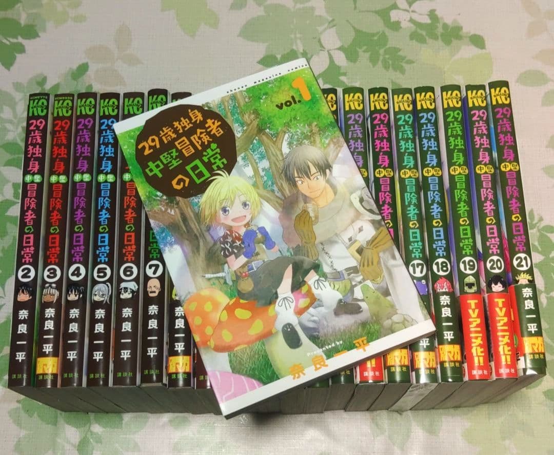 「アニメ化作品」 29歳独身中堅冒険者の日常 1～21巻　既刊全巻　漫画　異世界
