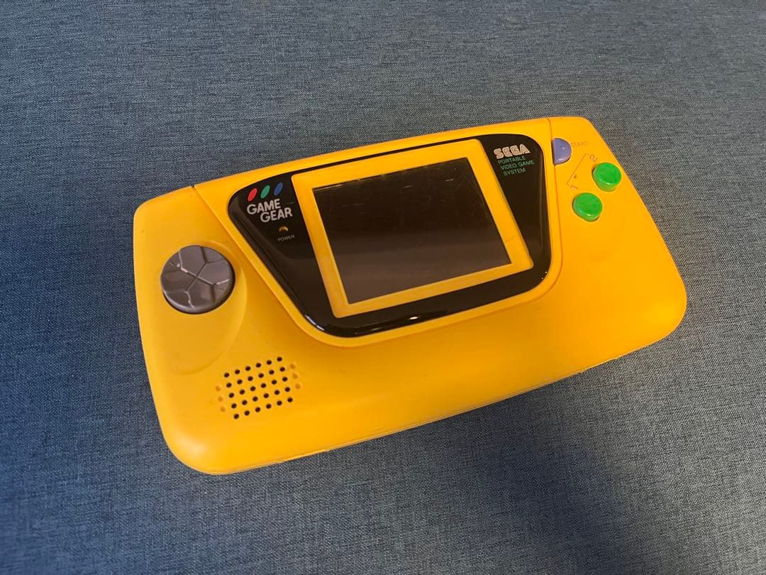 SEGA ゲームギア 本体のみ 2台セット 動作未確認 ジャンク イエロー