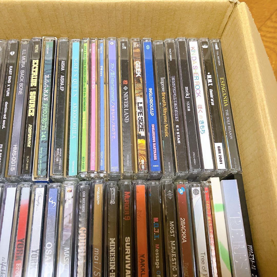 HIPHOP 日本語ラップ　CD 130枚セット　再生確認済み
