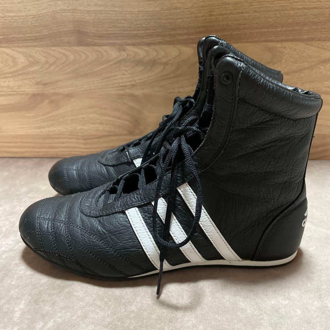 adidas ボクシングシューズ ブラック ハイカット 24cm