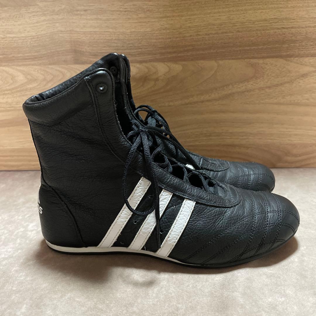 adidas ボクシングシューズ ブラック ハイカット 24cm