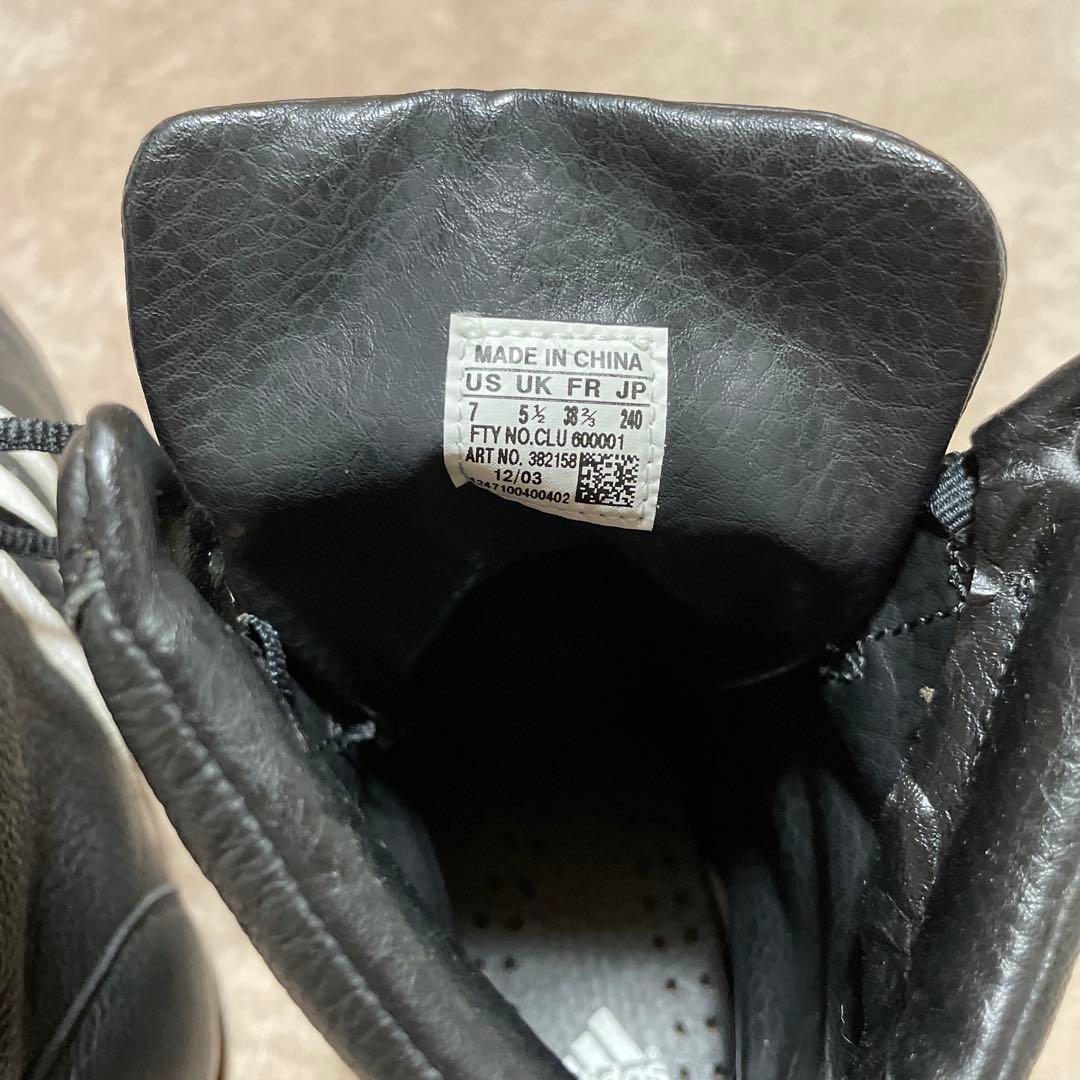 adidas ボクシングシューズ ブラック ハイカット 24cm