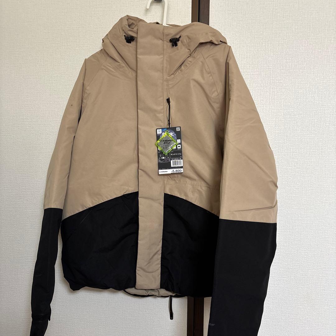 新品エックスシェルター(R)断熱α防水防寒ジャケット　サンドベージュ　L即日発送