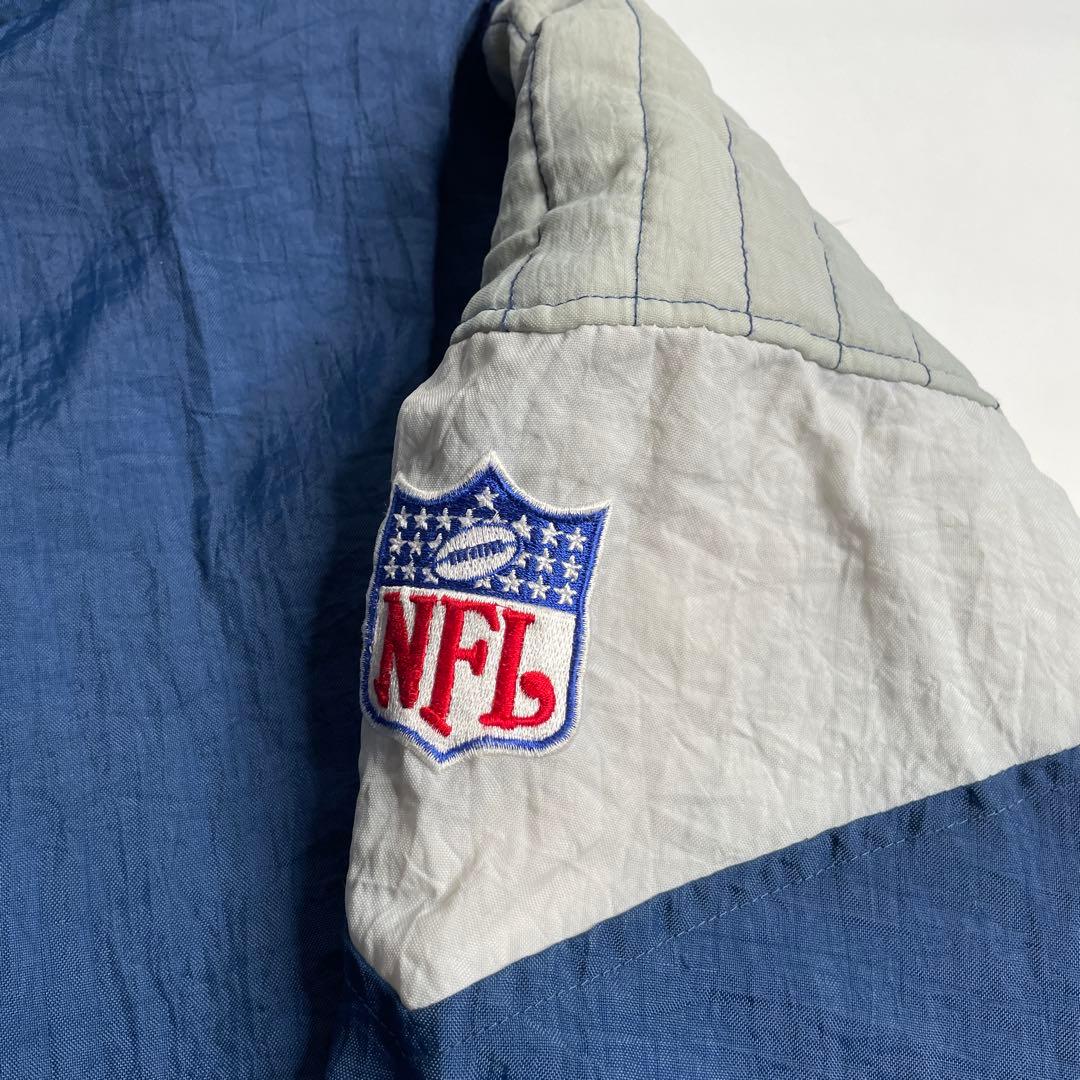 カウボーイズ スターター ナイロンジャケット 中綿 ハーフジップ NFL