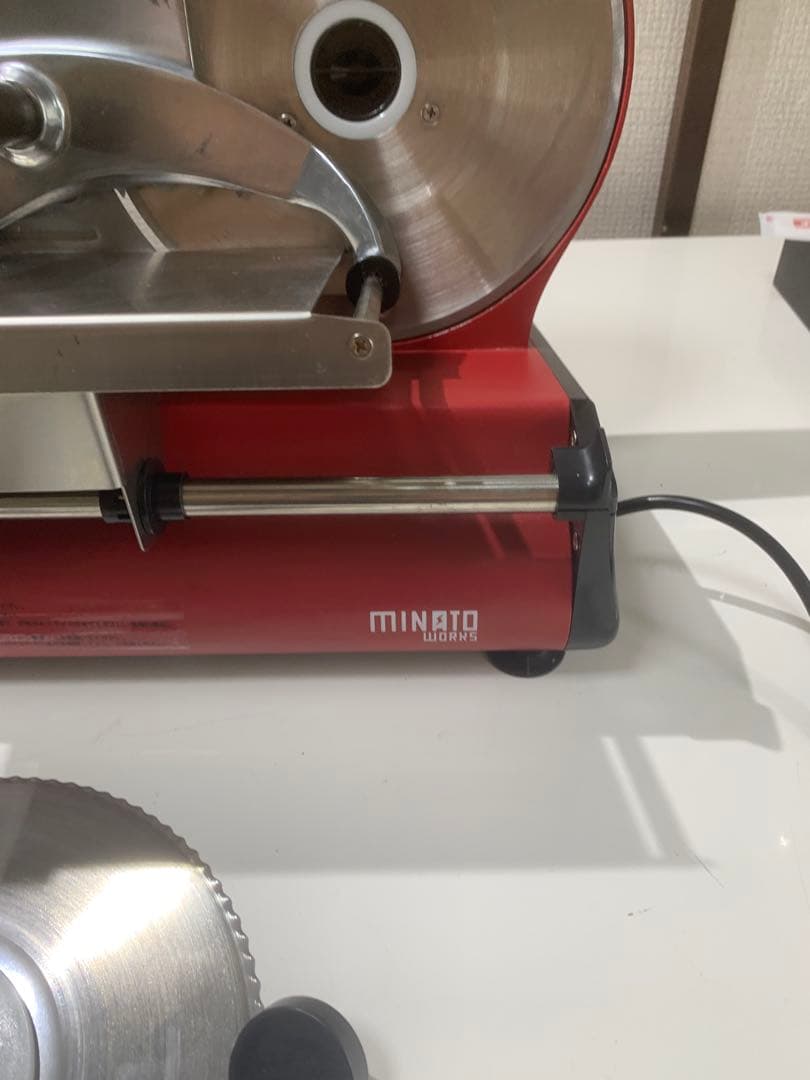 ミナトワークス　家庭用ミートスライサー HMS-220 中古