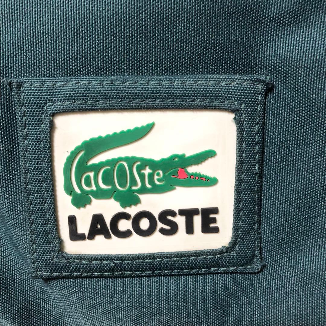 ☆大人気/ビッグロゴ！【LACOSTE】ラコステ　2way 大容量　ドラムバッグ