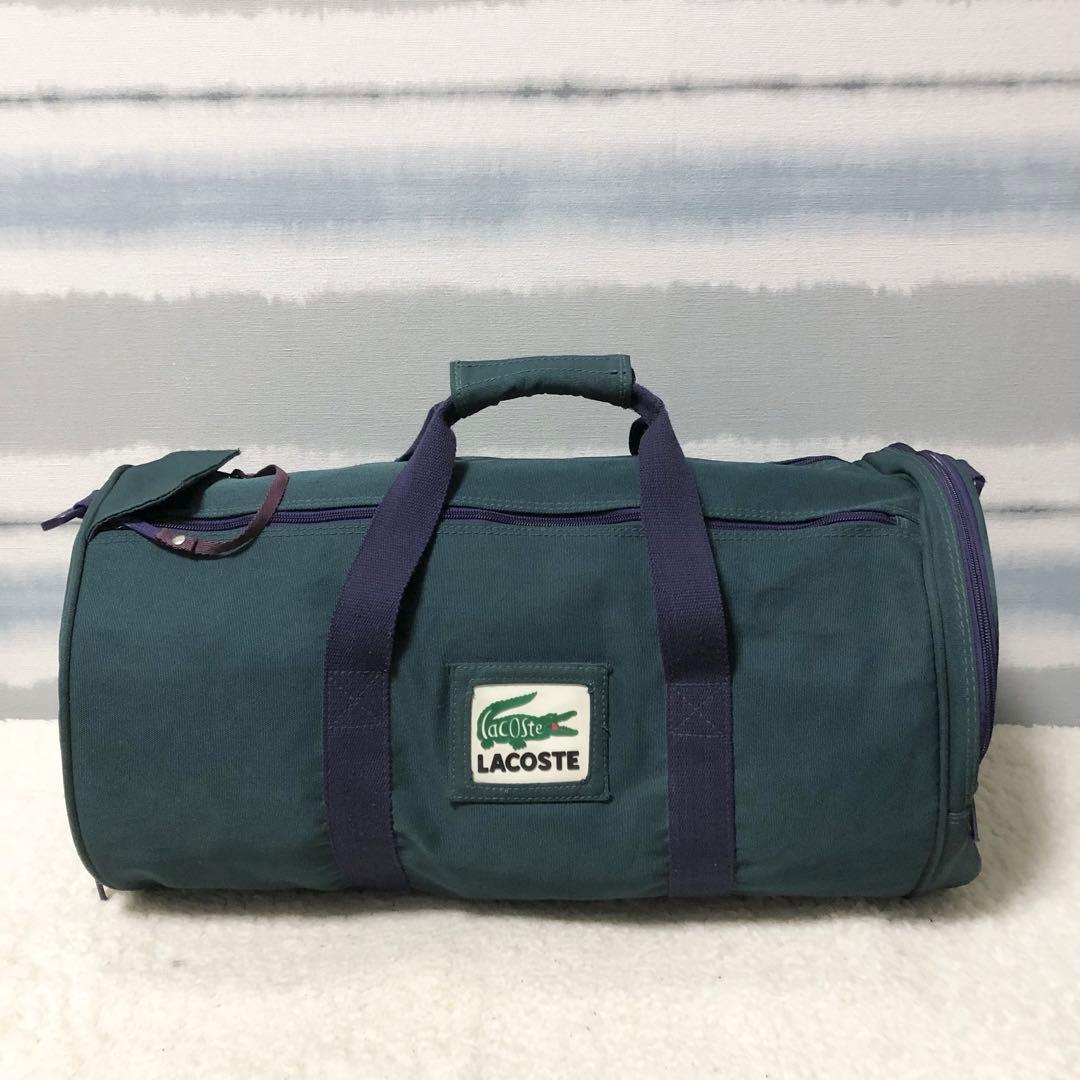 ☆大人気/ビッグロゴ！【LACOSTE】ラコステ　2way 大容量　ドラムバッグ
