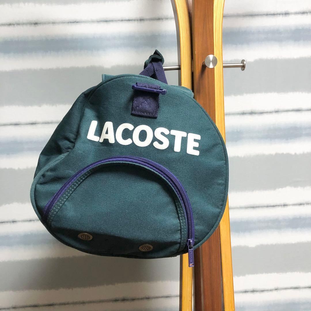 ☆大人気/ビッグロゴ！【LACOSTE】ラコステ　2way 大容量　ドラムバッグ