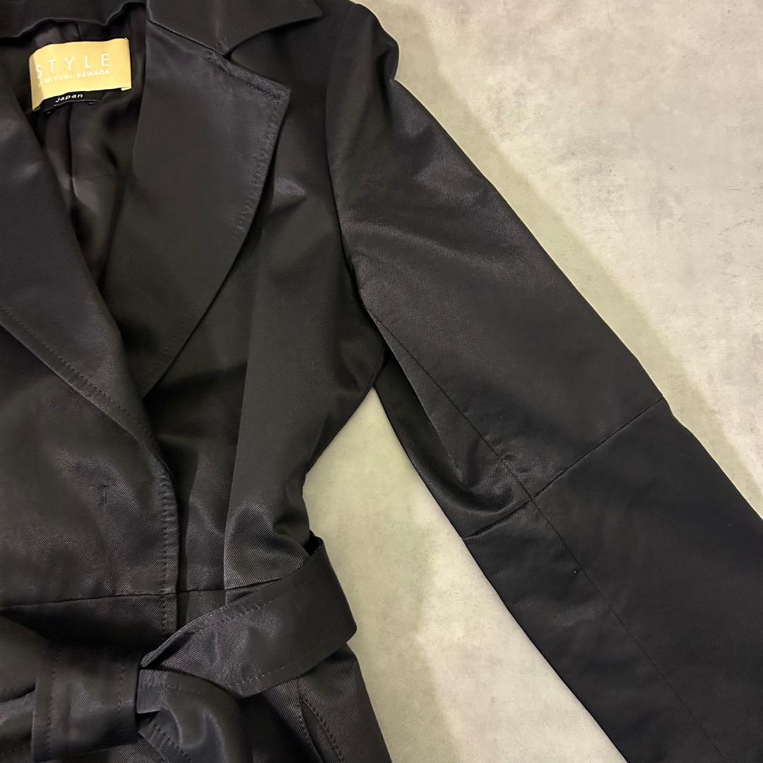 【日本製】STYLE by MIYUKI SAWADA 上品トレンチコート 9号