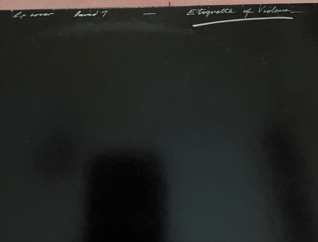 バウハウス デイビッド J Etiquette of Violence LP
