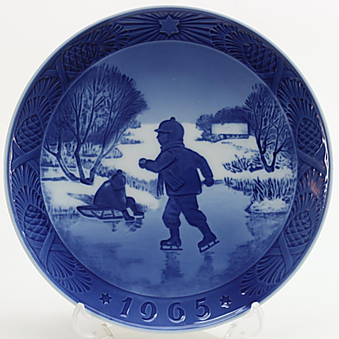 1965年 「小さなスケーター」 イヤープレート ロイヤルコペンハーゲン
