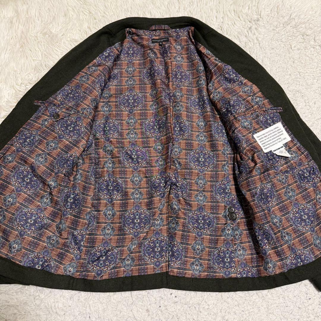 美品　エンジニアードガーメンツ　アンドーバージャケット　総柄裏地　アメリカ製