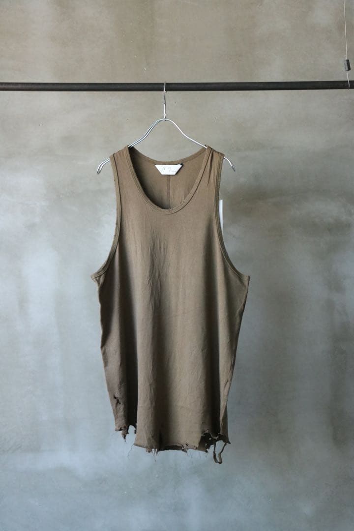 トップス ANCELLM 25SS DAMEGE TANK TOP