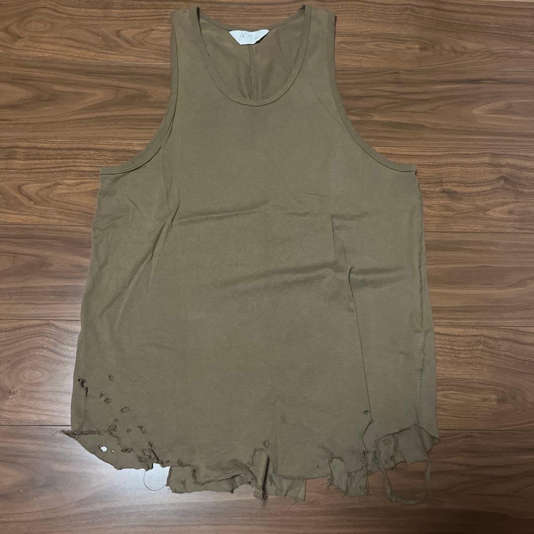 トップス ANCELLM 25SS DAMEGE TANK TOP