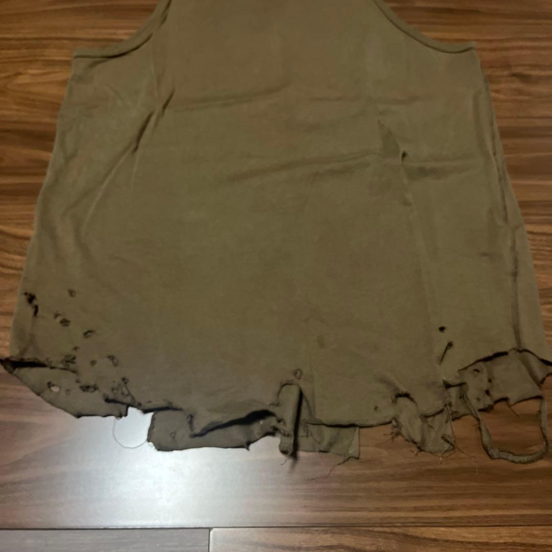 トップス ANCELLM 25SS DAMEGE TANK TOP
