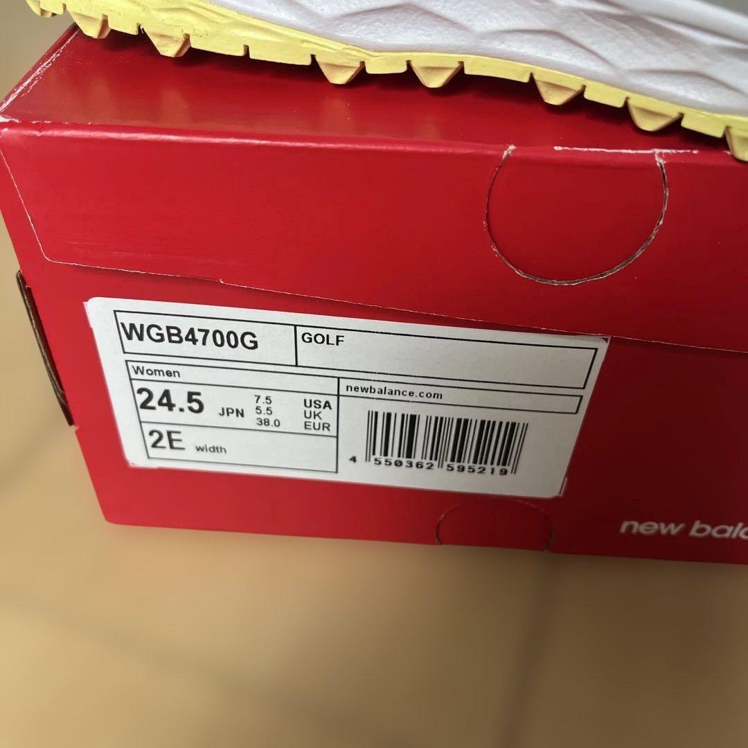最安値新品ニューバランスWGB4700G ゴルフシューズ 24.5cm 2E新品