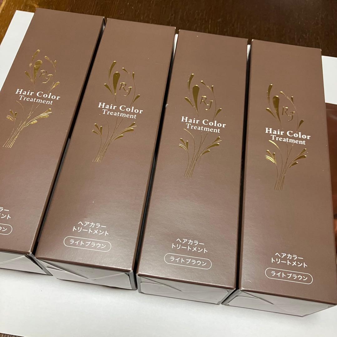 linon【未使用】山田養蜂場ヘアカラー トリートメントライトブラウン5本
