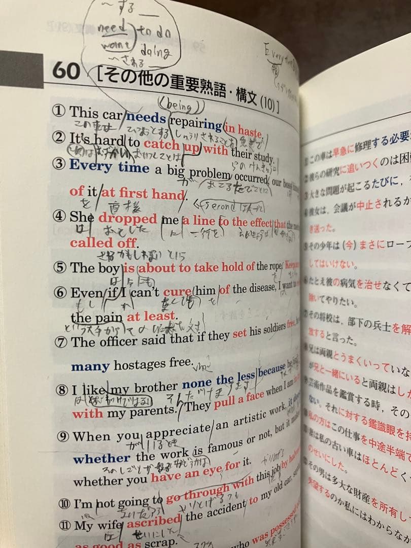 某進学塾の英語長文読解メソッド「猫でもわかる直訳」を施した Ｚ会速読英熟語