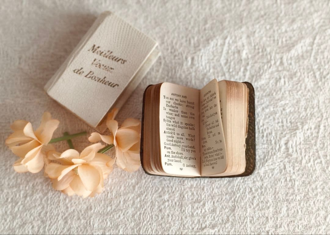 * antique mini book ❀ ミニブック シェイクスピア 豆本