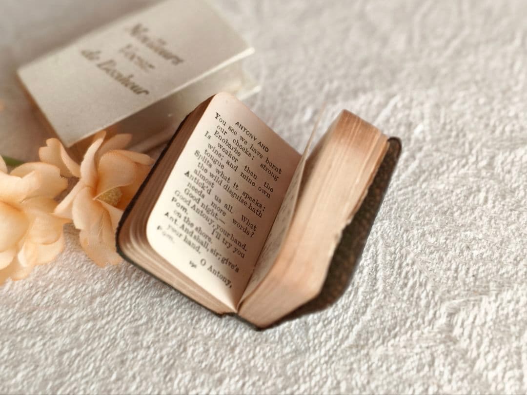 * antique mini book ❀ ミニブック シェイクスピア 豆本