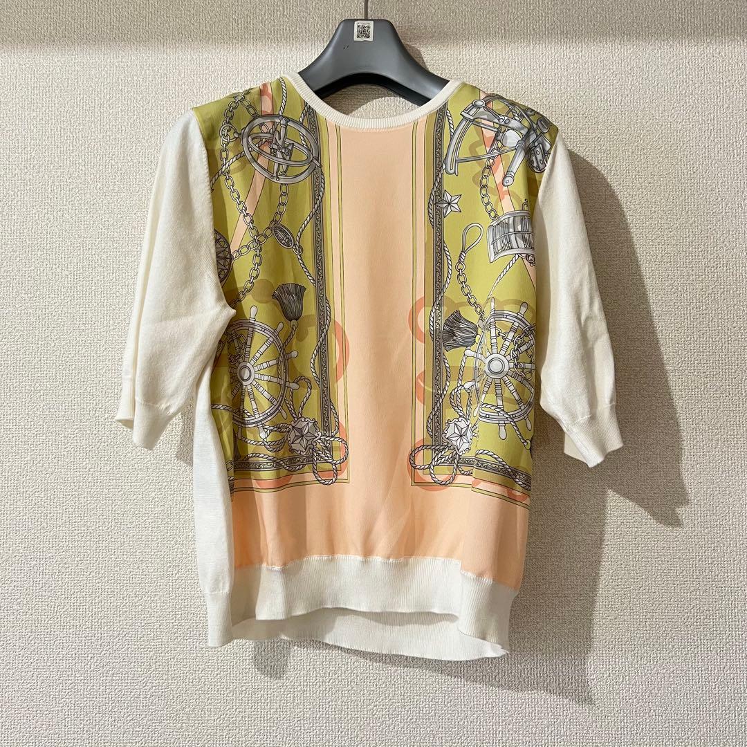 【セットアップ】ロペ ヴィンテージスカーフプリントカーディガン