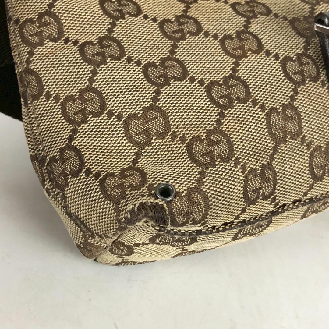 GUCCI グッチ ジャッキー GGキャンバス ウエストポーチ レディース
