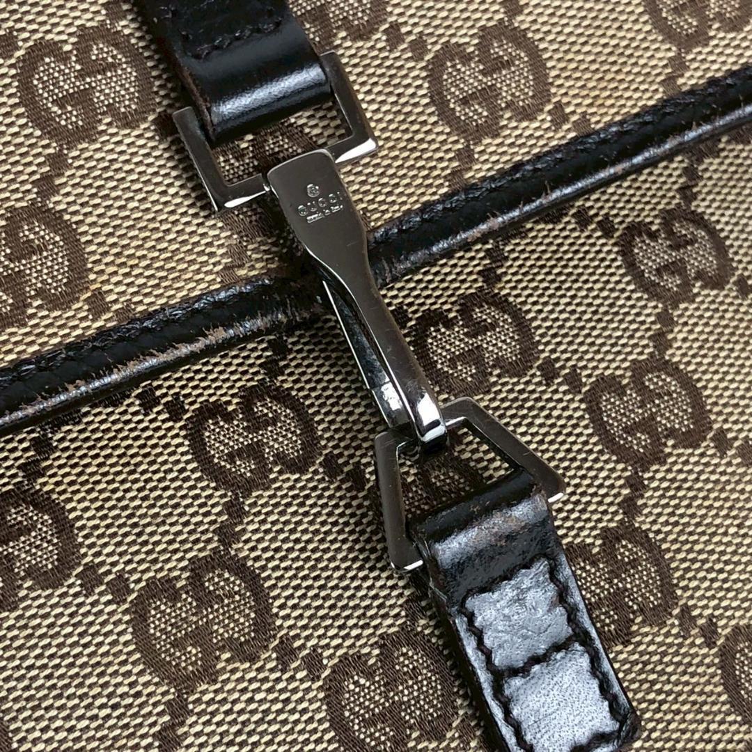 GUCCI グッチ ジャッキー GGキャンバス ウエストポーチ レディース