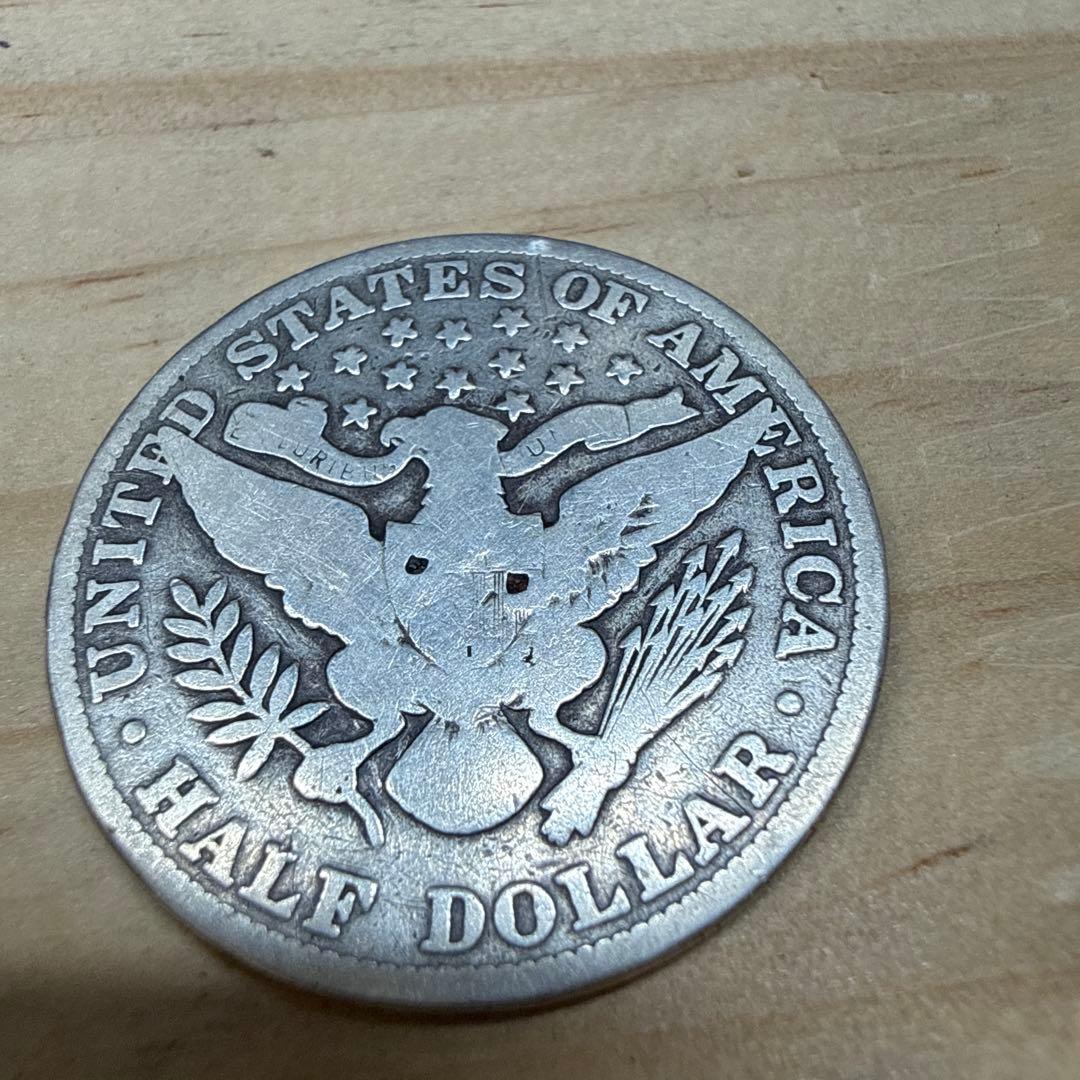 1901年 バーバー50セント銀貨3枚セット